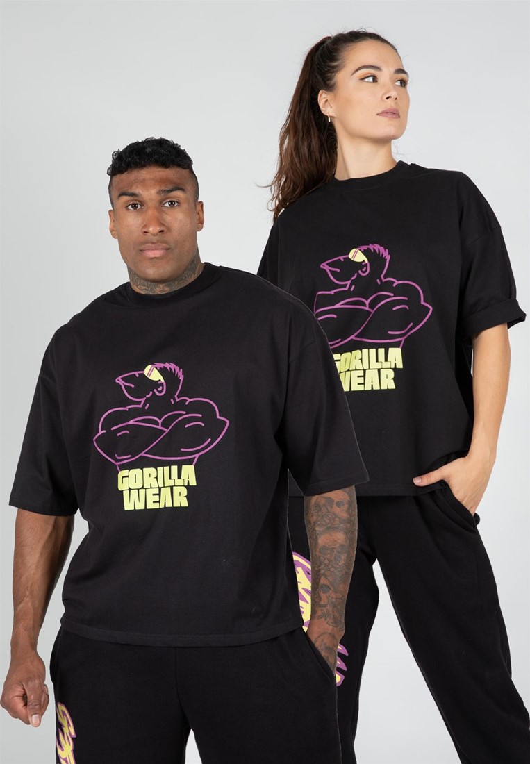 Legacy Oversized T-Shirt - Zwart Gorilla Wear