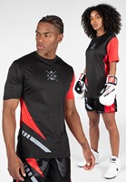 Hornell T-Shirt - Schwarz/Rot - XS
