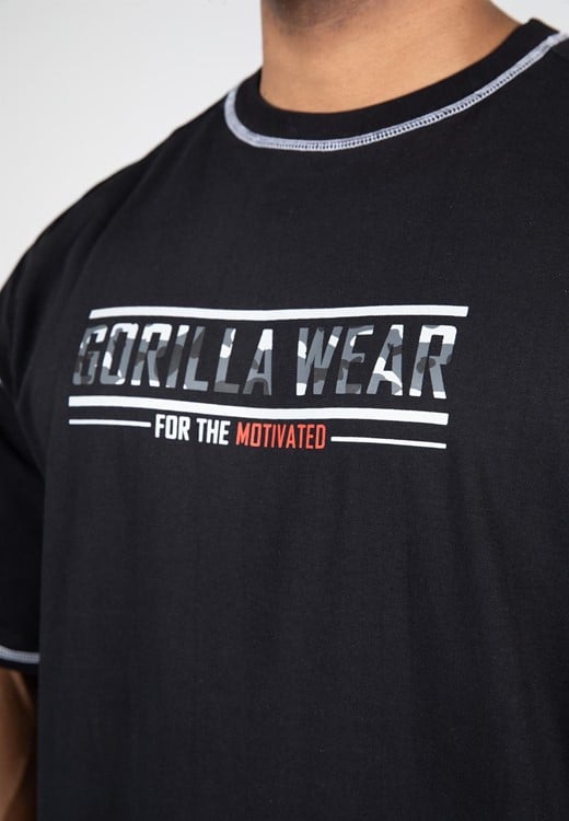 Saginaw Oversized T-Shirt Black