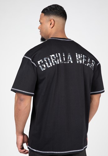 Saginaw Camiseta Oversize - Negro