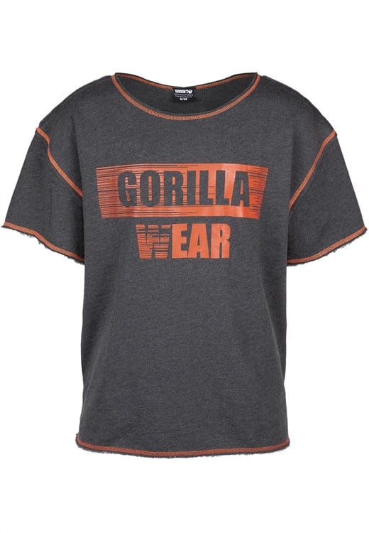 Wallace Workout Top Gray/Orange