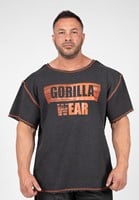 Wallace Workout Top - Gray/Orange - S/M