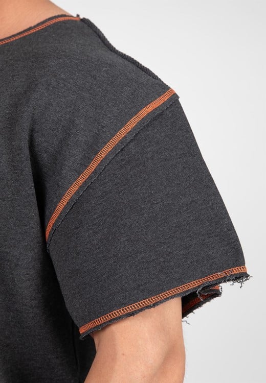 Wallace Workout Top Gray/Orange