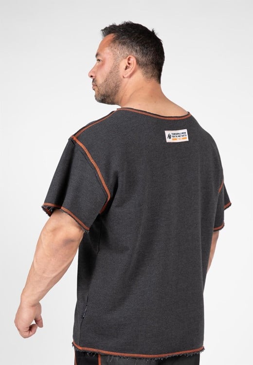 Wallace Workout Top Gray/Orange