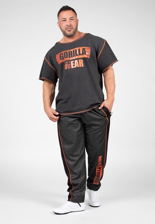 Wallace Workout Top Gray/Orange