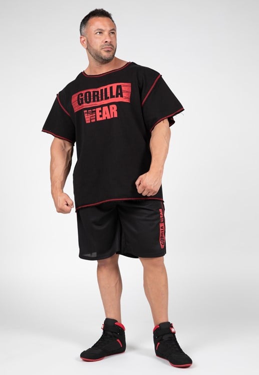 Wallace Workout Top Black/Red