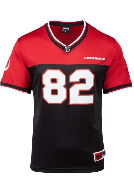 Trenton Football Jersey Black/Red