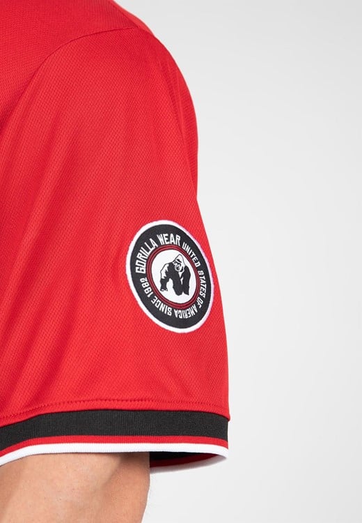 Trenton Football Jersey Black/Red