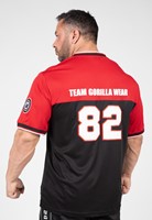 Trenton Jersey Da Football Americano - Nero/Rosso - S