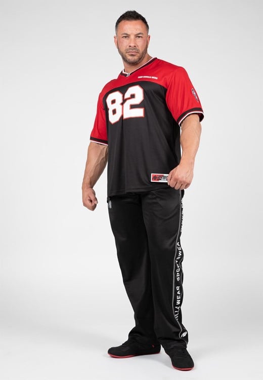 Trenton Football Jersey Black/Red