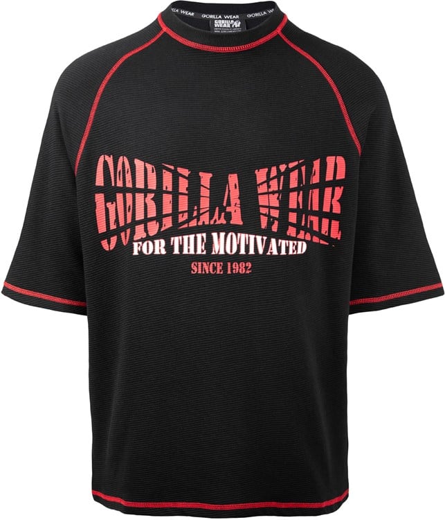 Finley Oversized T-Shirt Black/Red