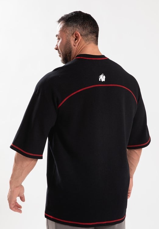 Finley Oversized T-Shirt Black/Red