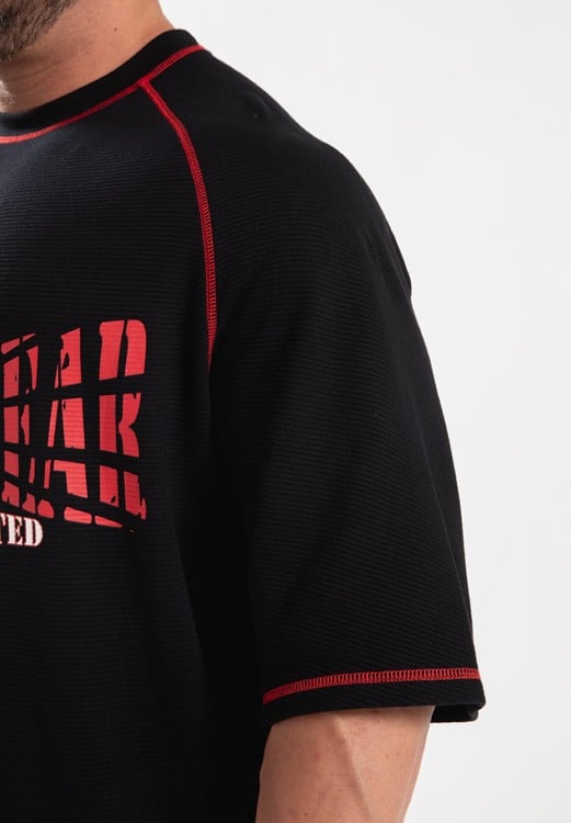 Finley Oversized T-Shirt Black/Red