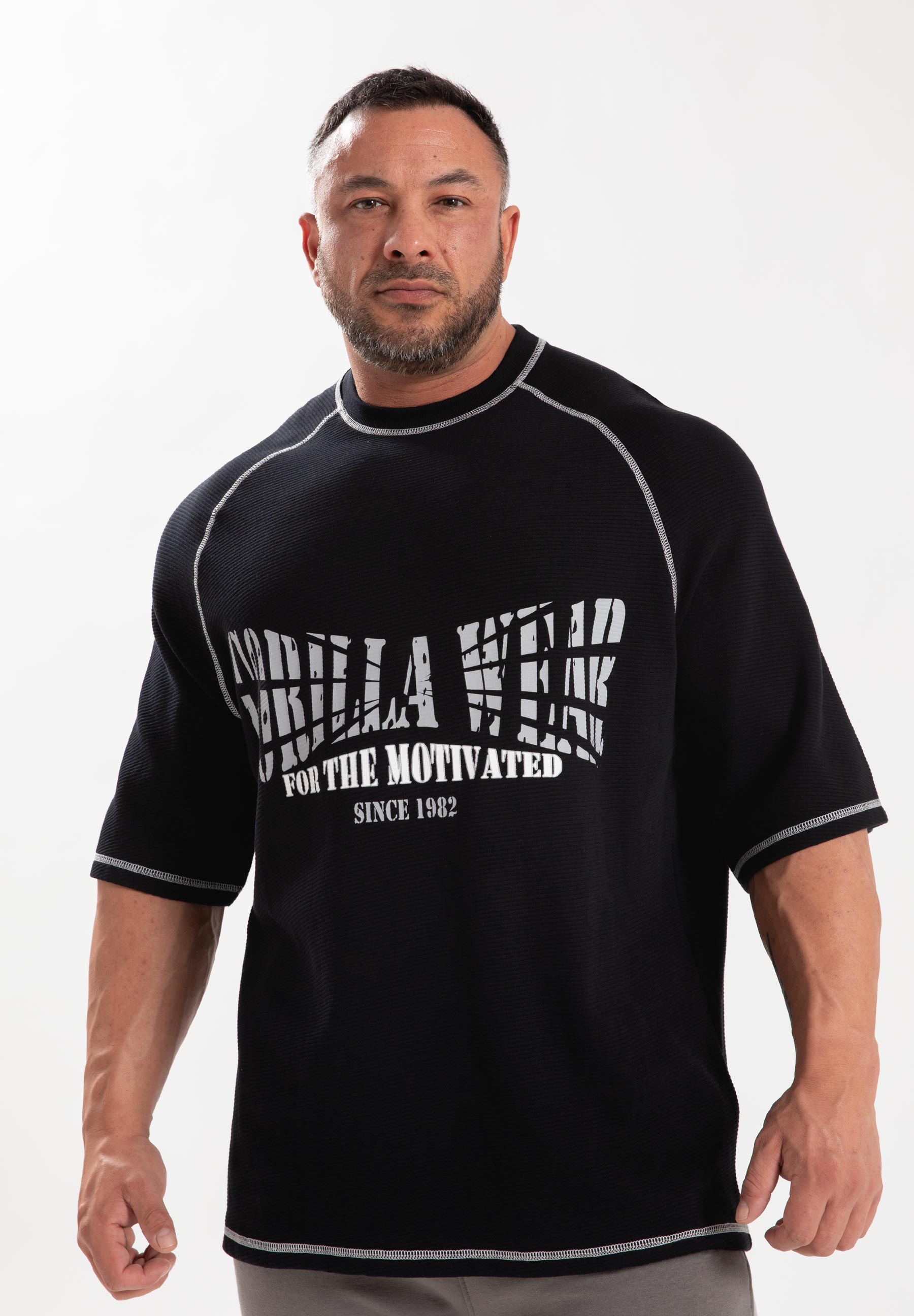 Finley Oversized T-Shirt - Black/Gray - S 9695
