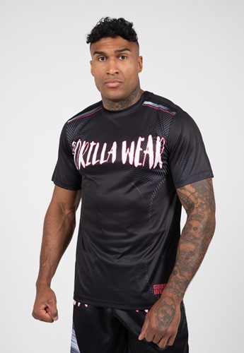 Clayton Camiseta - Negro/Rojo