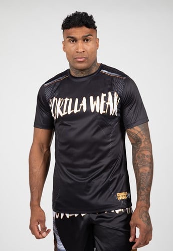 Clayton T-Shirt - Schwarz/Gold