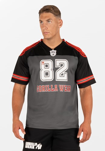 Tyler Maillot de Football Americain - Noir/Rouge
