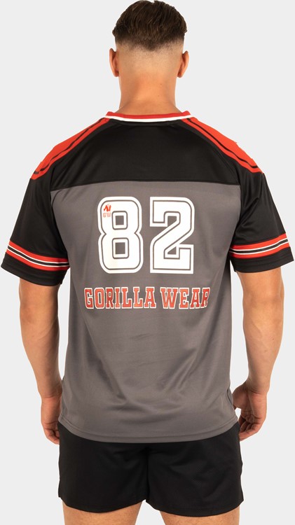 Tyler Football Jersey Black/Red