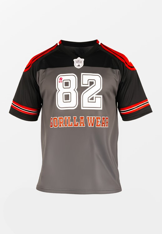 Tyler Football Jersey Black/Red