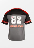 Tyler Football Jersey Black/Red