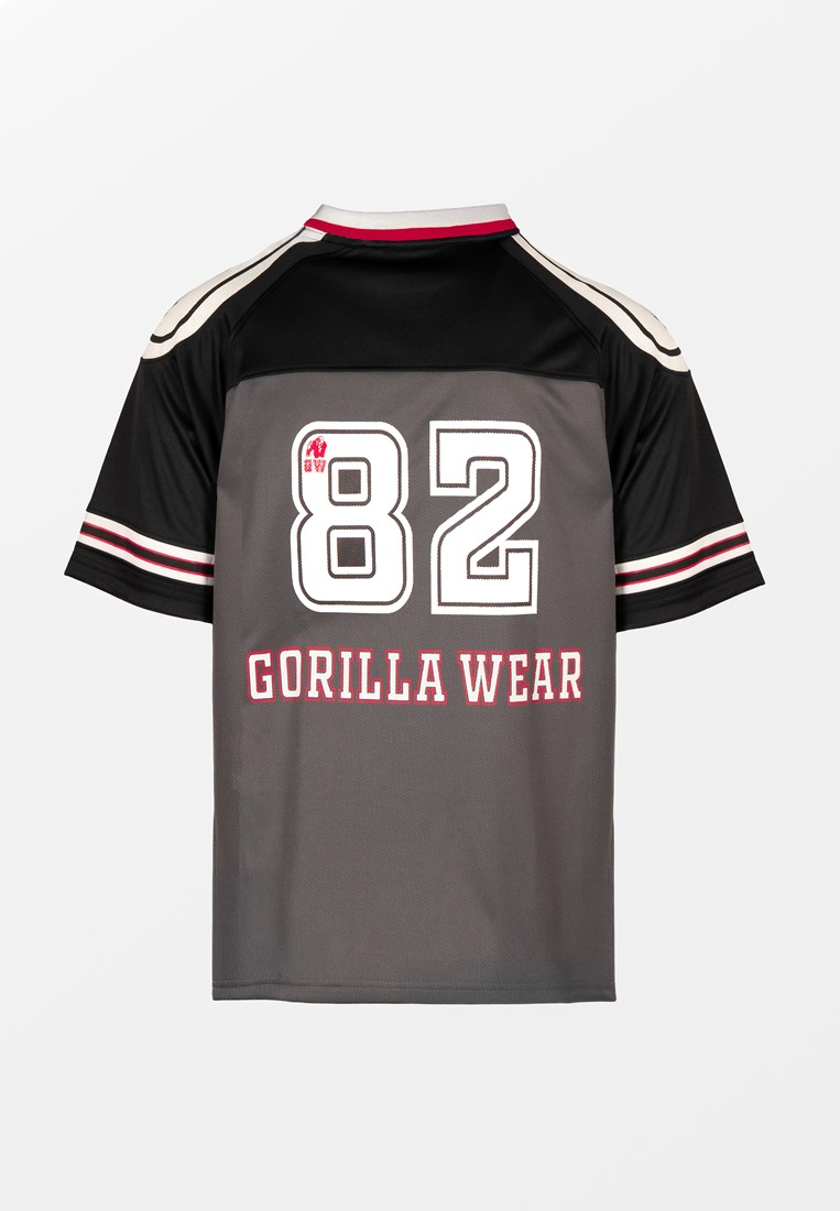 Tyler Football Jersey - Black/White - 3XL Gorilla Wear