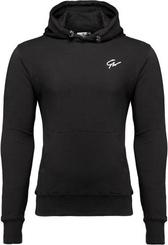 Gorilla Wear Boston Short Sleeve Hoodie Men Bodybuilding Gym Hooded Pullover Top