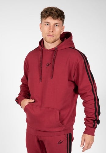 Banks Hoodie Oversize - Bordeaux/Noir
