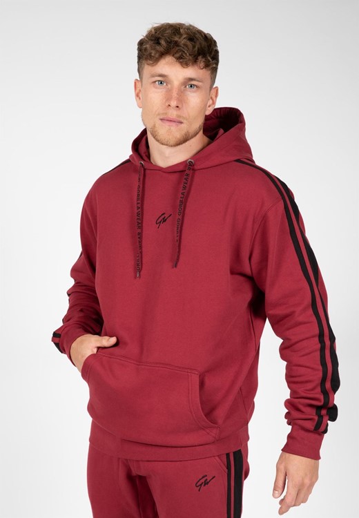 Banks Hoodie Oversize - Bordeaux/Noir - S