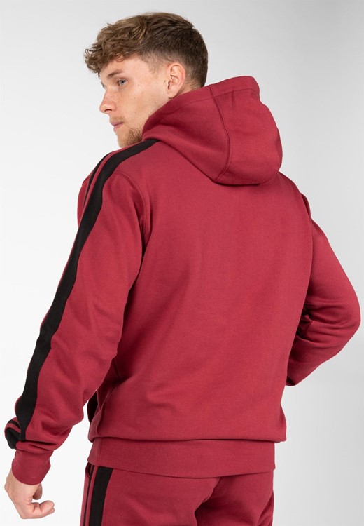 Banks Hoodie Red achterkant