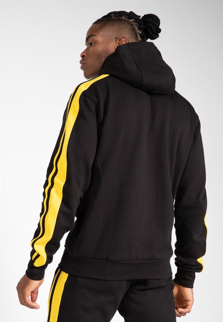 Banks Oversized Hoodie - Black/Yellow Gorilla Wear