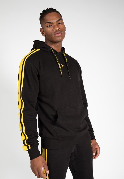 Banks Hoodie Oversize - Noir/Jaune - S