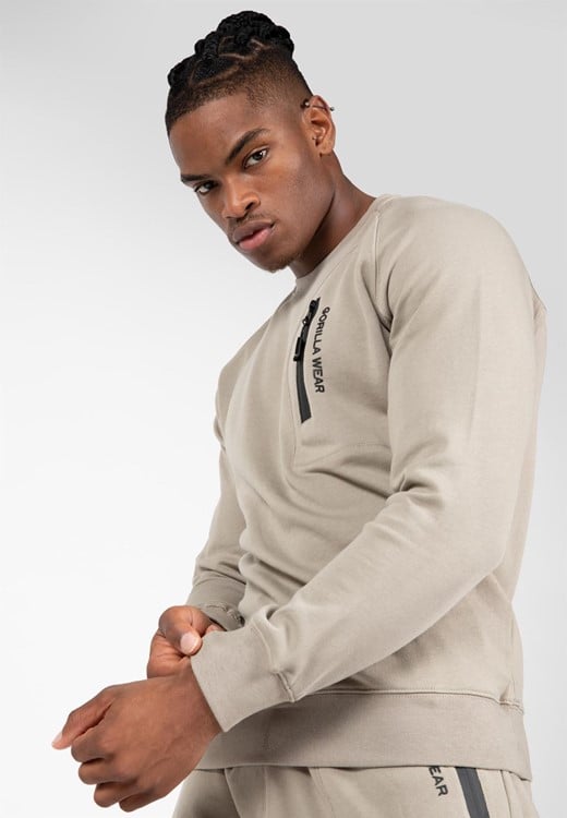 Newark Sweater beige uitgelicht