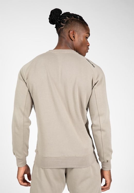 Newark Sweater beige achterkant