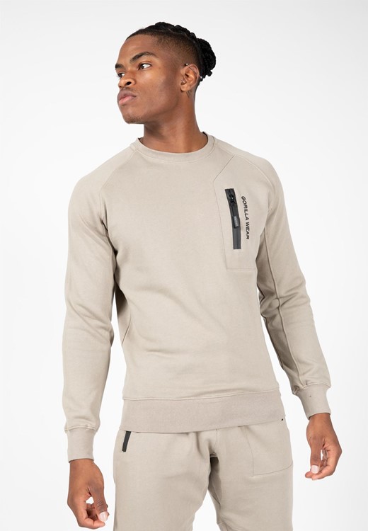 Newark Sudadera - Beige - S