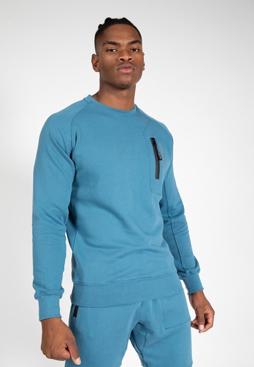 Newark Sweater blue uitgelicht