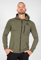 Delta Hoodie Zippe - Vert Armee - S