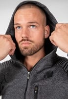Delta Hoodie Gray Close Up