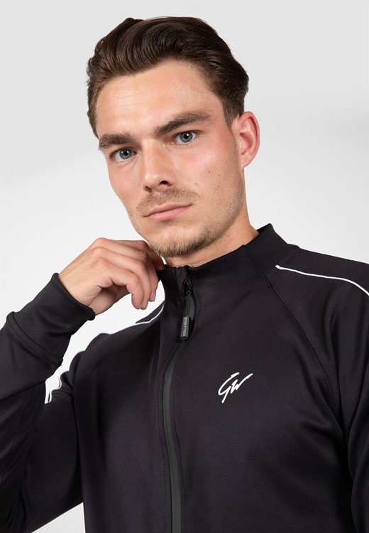 Wenden Jacket Black/White Close up