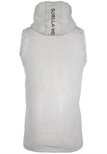 Lincoln Sleeveless Hoodie Gray 4XL Gorilla Wear