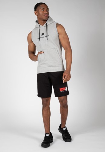 Sleeveless hooded best sale top