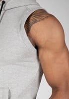 Lincoln Sleeveless Hoodie Gray