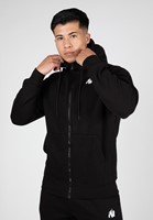 Kennewick Zipped Hoodie - Black - S Gorilla Wear