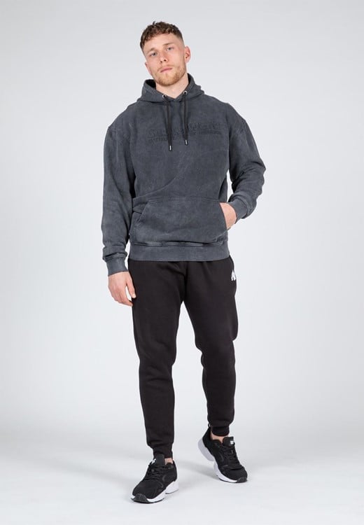 Crowley Oversized Men's Hoodie Gray