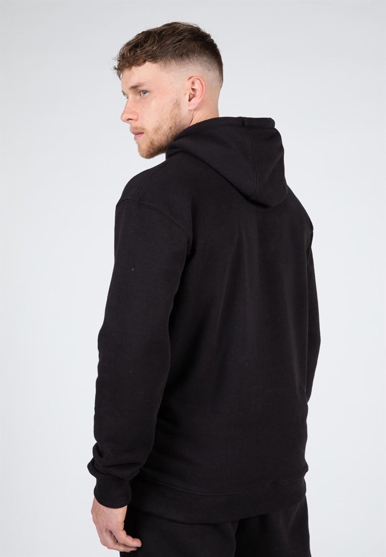 Crowley Men's Oversized Hoodie - Black Gorilla Wear