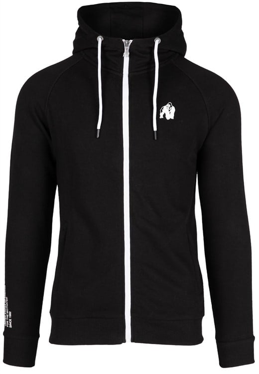 Payette Zipped Hoodie Black