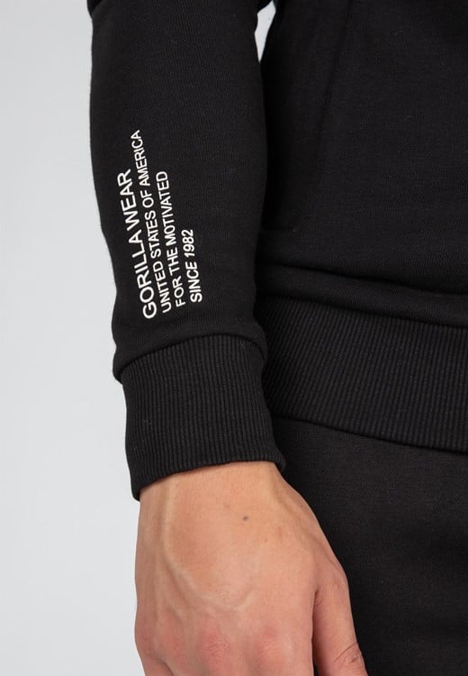 Payette Zipped Hoodie Black