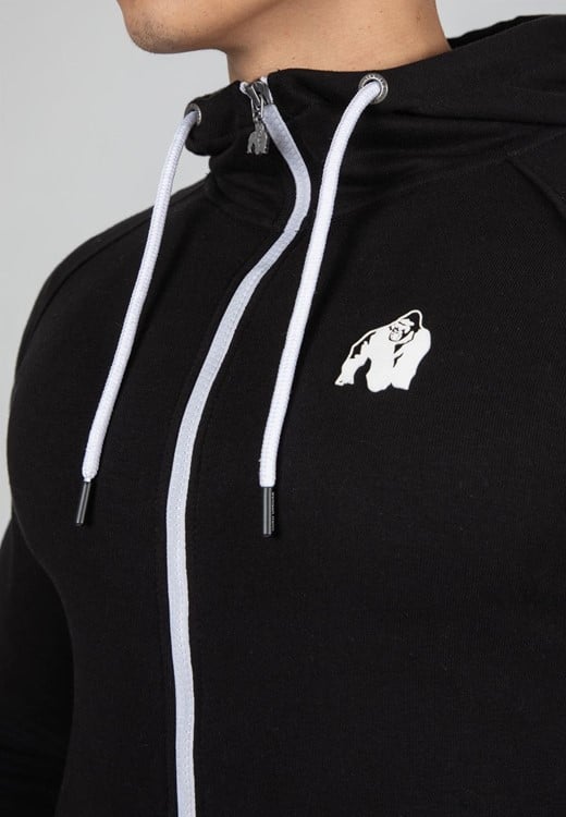 Payette Zipped Hoodie Black