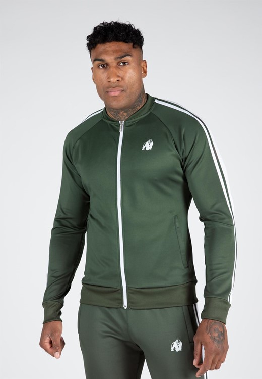 Riverside Track Jacket - Green - 3XL Gorilla Wear