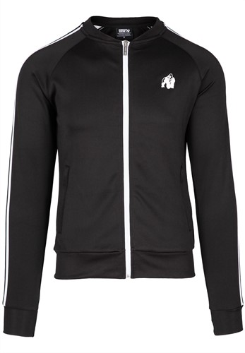 Riverside Track Jacket Black S Gorilla Wear