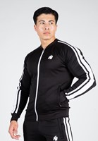 メンズウェア GOTL RELAXED TRACK JACKET - JET BLACK Evolve Track Jacket - Black | Gym Jacket Men - SQUATWOLF